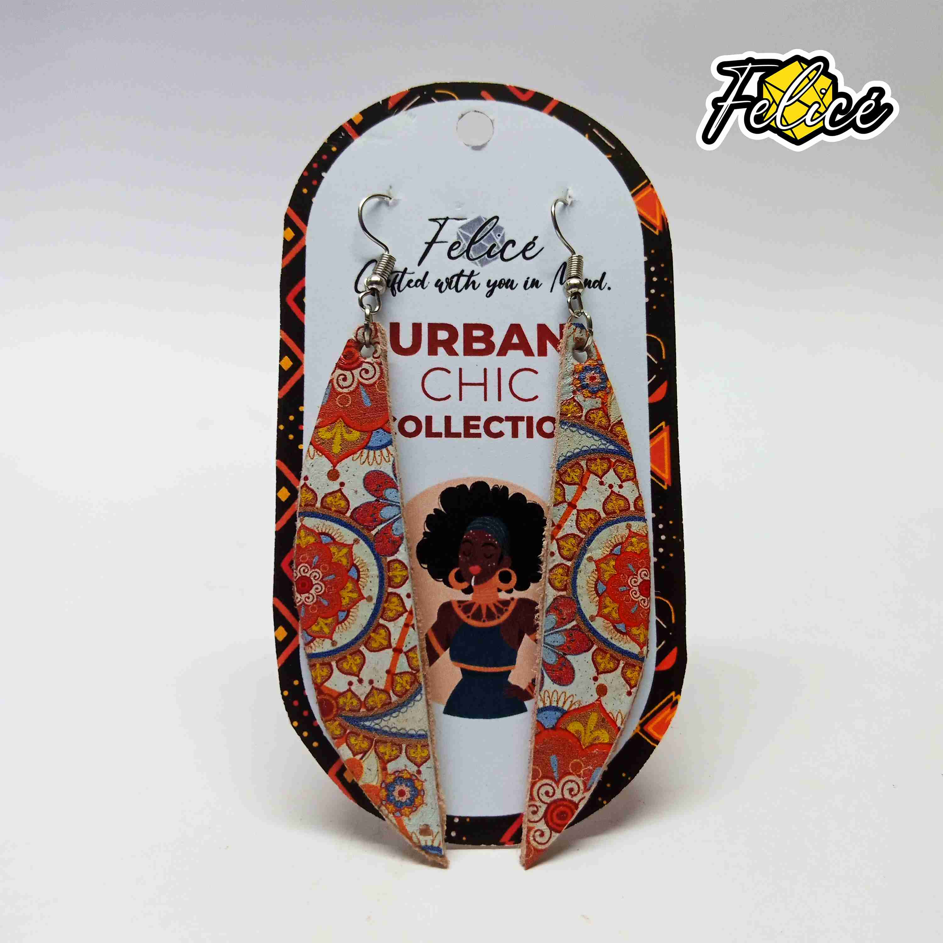 Urban Chic Leather Earrings