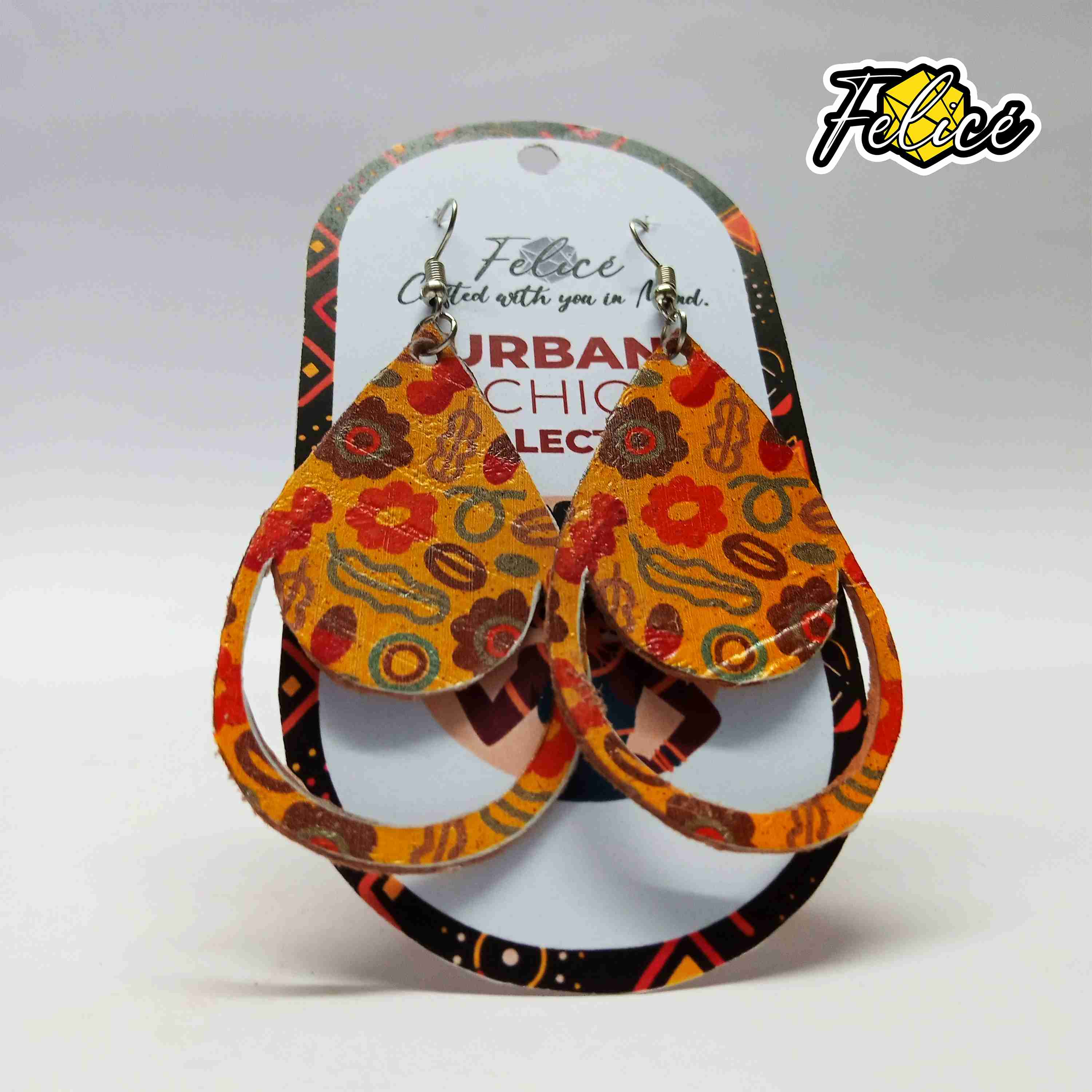 Urban Chic Leather Earrings